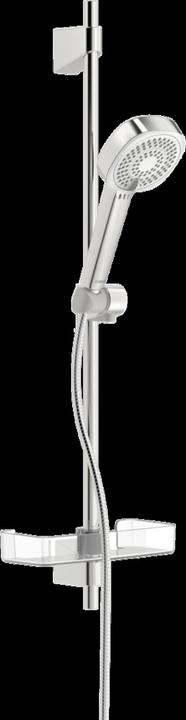 Produktbild Hansa Hansabasicjet Style Wandstangen-Brausenset, Wandmontage, 3-strahlig, 720 mm, chrom (3 Strahlarten, 18 l/min)