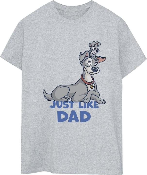 Immagine prodotto Disney Lady And The Tramp Just Like Dad Maglietta Ampia Donna (4XL)