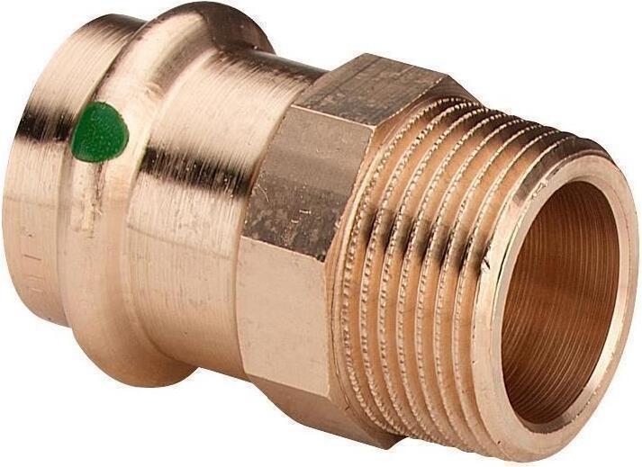 Image du produit Viega Adaptateur Sanpress avec SC-Contur 22x3/4 "bronze 104306 (Raccord à sertir)