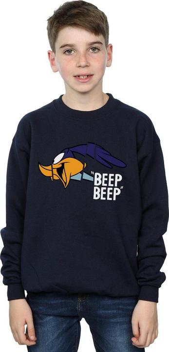 Actual product image Looney Tunes Boys Beep Beep Road Runner Cotton Sweatshirt (152, 158)