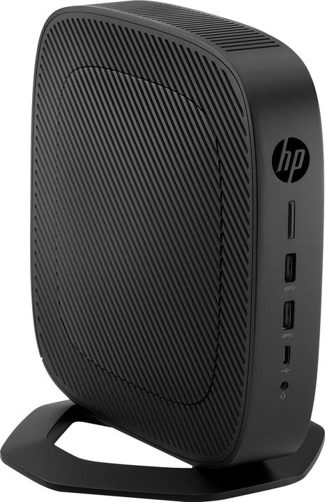Produktbild HP t640 Thin Client, AMD Ryzen Embedded R1305G SSD PCIe, ThinPro (AMD Ryzen Embedded R1505G, 4 GB, Radeon RX Vega 3)