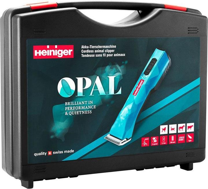 Produktbild Heiniger Schermaschine Opal im Koffer mit 1 Akku (Hund, Pferd, Katze)