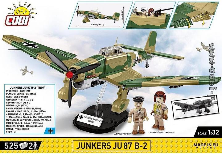 Produktbild Cobi Historische Sammlung WWII Sturzkampfbomber Junkers Ju 87 B-2