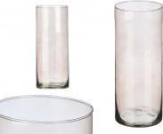 Produktbild Giftdecor Glaszylinder-Vase 12cm Durchmesser x 30cm grau (1 x, 12 x 12 x 30 cm)