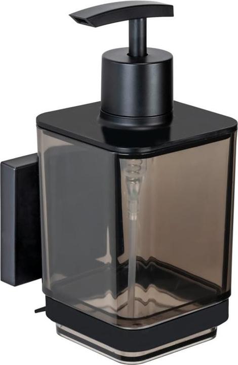 Productafbeelding Wenko Vacuum-Loc® zeepdispenser Mod. Quadro Zwart Bevestiging zonder boren
