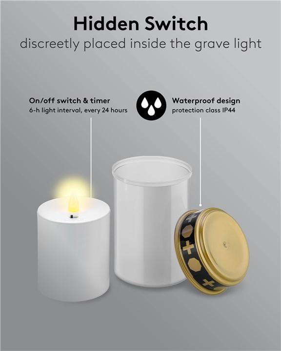 Productafbeelding Goobay LED grafverlichting, wit (1 x)
