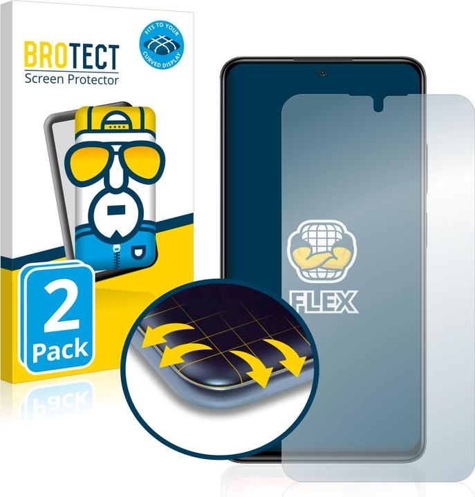Actual product image BROTECT Full-Cover Protector (2 Piece, Xiaomi Redmi Note 11 Pro)
