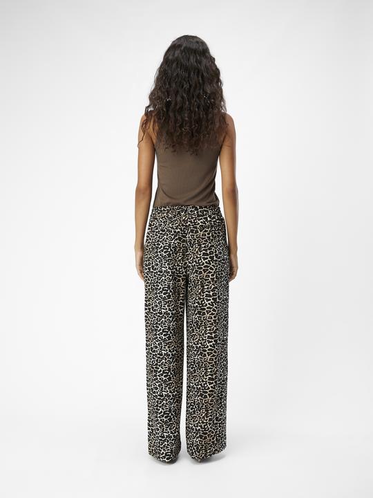 Actual product image Object Leoprint trousers with wide leg (36)