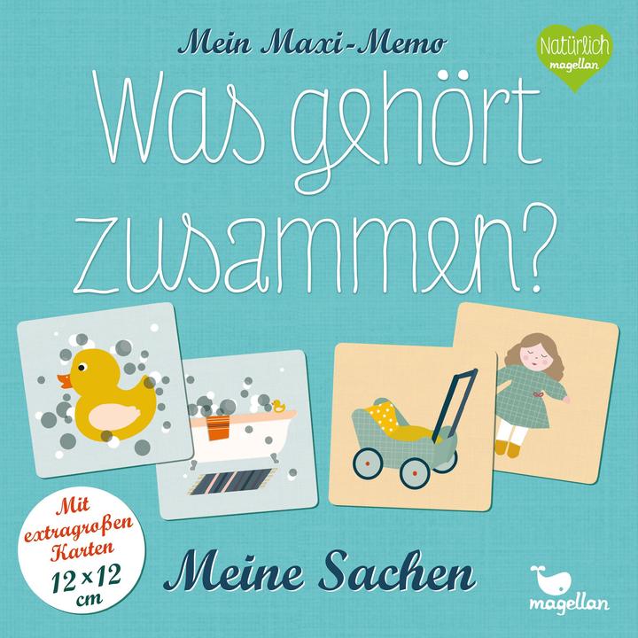 Produktbild Mein Maxi-Memo - Was gehört zusammen? - Meine Sachen (Deutsch)