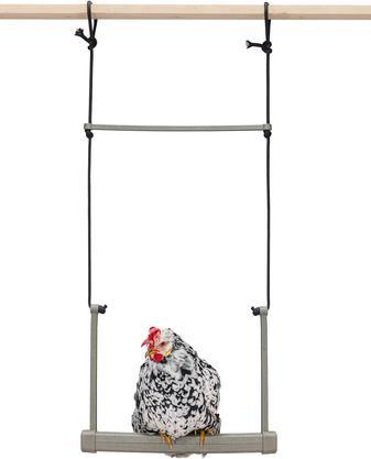 Actual product image Beeztees Feeding Station Chicken Swing, Grey