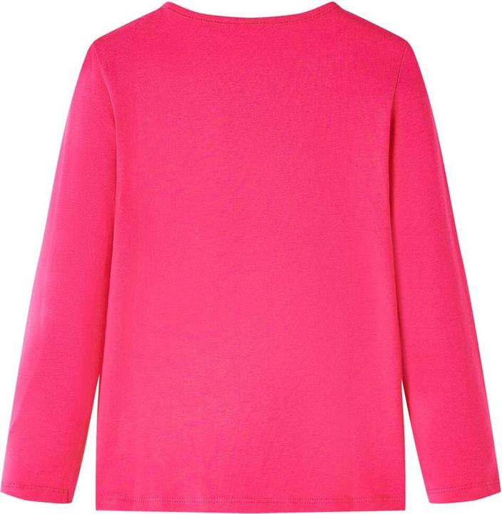 Immagine prodotto VidaXL Camicia a maniche lunghe per bambini rosa brillante 128,Materiale: 95 % cotone (128)
