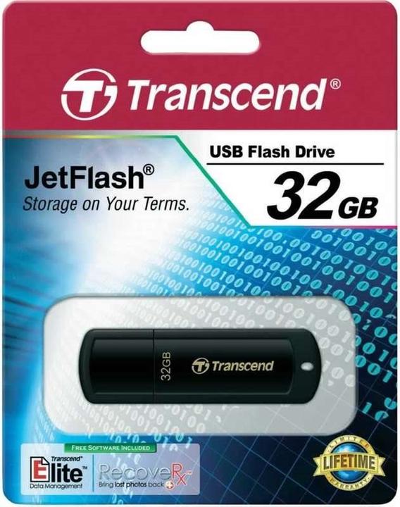 Actual product image Transcend JetFlash 350 (32 GB, USB-A, USB 2.0)
