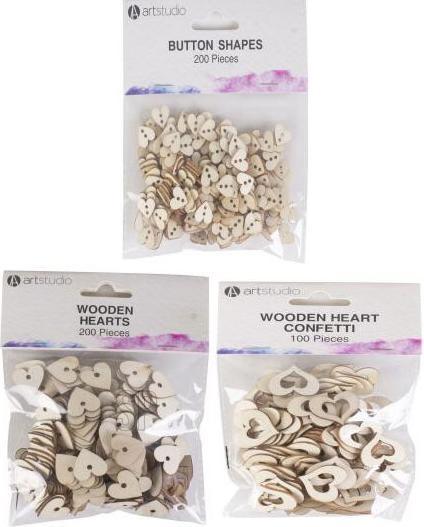 Produktbild Holzherzen-Dekoration