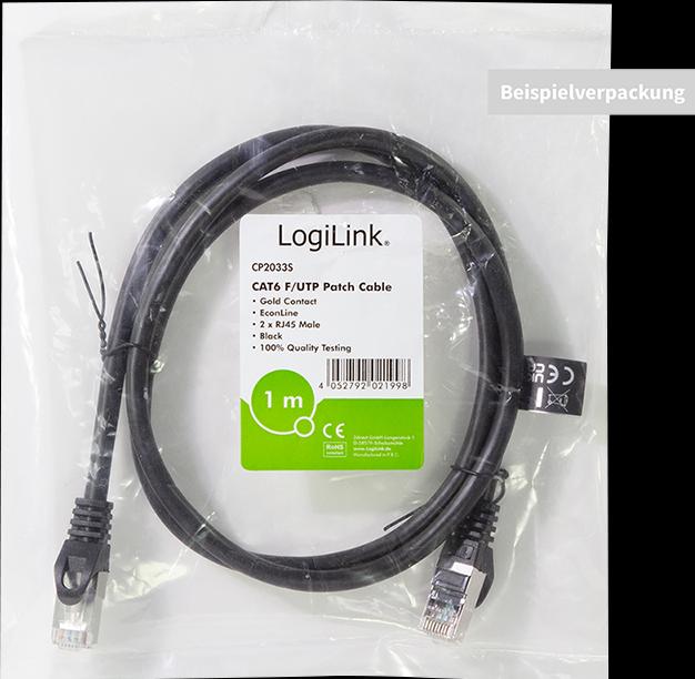 Produktbild LogiLink Netzwerkkabel (F/UTP, CAT6, 3 m)