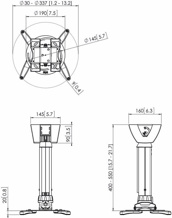 Produktbild Vogels Ppc 1540s (Decke)