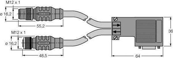 Actual product image Turck PROFIBUS cable
