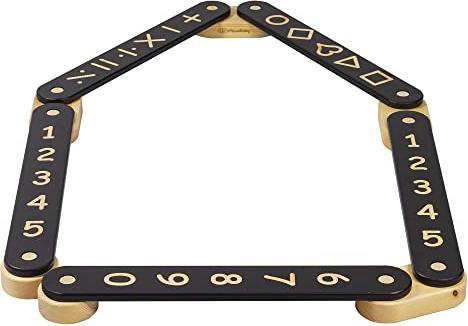 Actual product image Activity Board Balancing beam with 5 balancing boards for children - Parcour balancing beam made of wood | sensory