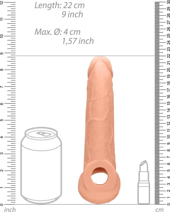 Image du produit RealRock Penis Sleeve 9"