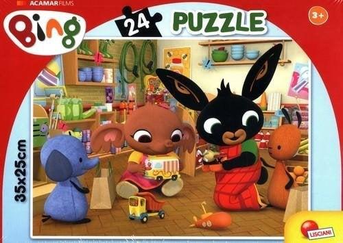 Actual product image Lisciani 99412 - - BING PUZZLE M-PLUS 24 - AT THE SUPERMARKET! (24 pieces)