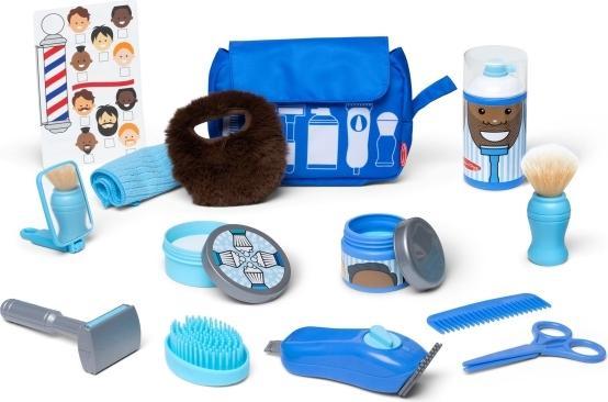 Melissa & Doug - Kapperszaak speelset en scheerspeelgoed voor jongens en meisjes vanaf 3 jaar