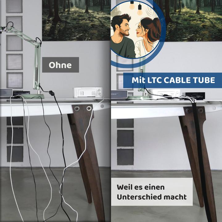 Immagine prodotto Label-the-cable Kabelschlauch (Tubo cavi, 2500 cm)