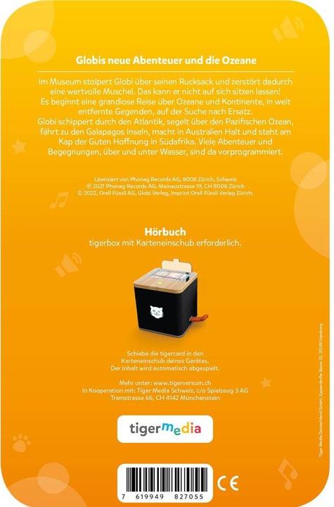 Produktbild Tigermedia tigercard - Globi und die Ozeane
