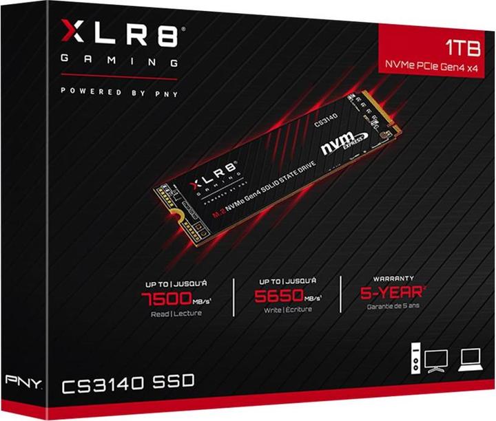 Actual product image PNY CS3140 (1000 GB, M.2 2280)