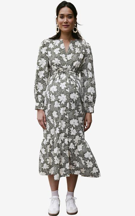 Image du produit Envie de Fraise Robe longue de grossesse et d'allaitement en coton bio (32)