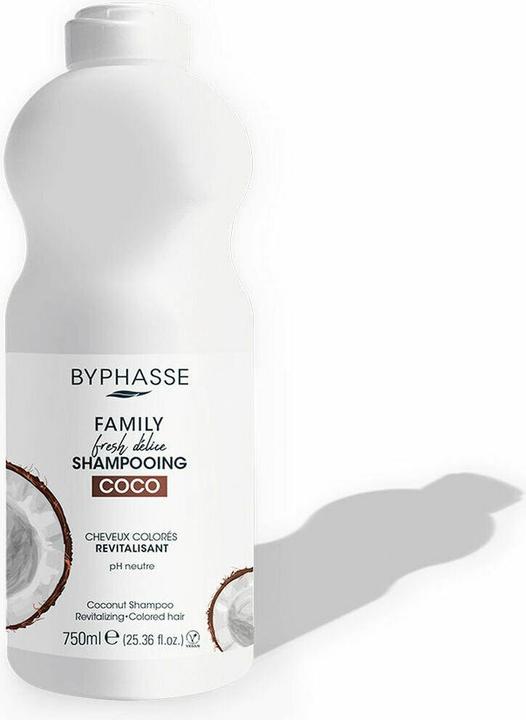 Image du produit Byphasse Family Fresh Delice Champú Cabellos Coloreados 750ml (750 ml, Shampoing liquide)