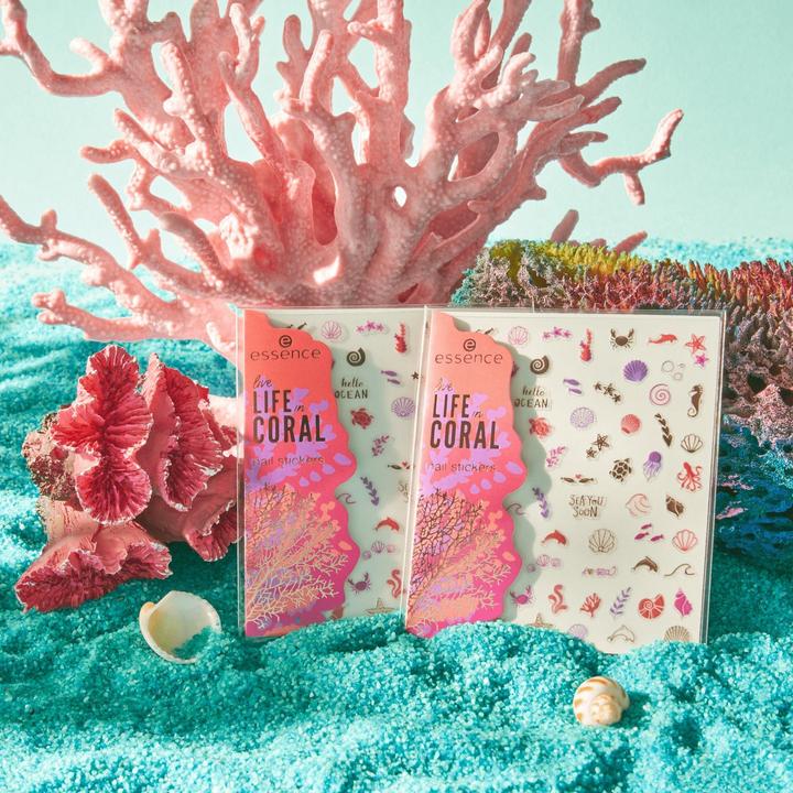 Image du produit essence Stickers pour ongles live LIFE in CORAL nail stickers