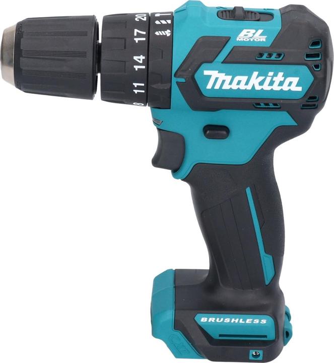Image du produit Makita HP 332 DSME Battery Impact Drill 12 V 35 Nm Brushless + 2x Battery 4.0 Ah + Charger + Koff (Fonctionnement sur batterie)