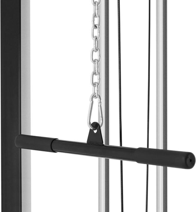 Produktbild Gymrex Kabelzug Kabelzugstation Seilzug Fitness Zugturm 150 kg 24 Gewichte 6,8 kg