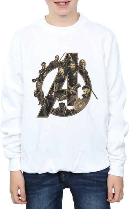 Produktbild Avengers Infinity War Logo Sweatshirt Jungen (152, 158)