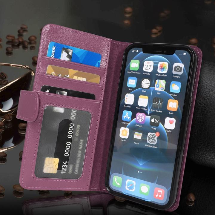 Actual product image Cadorabo 3 card slots sleeve (Apple iPhone 13 mini)