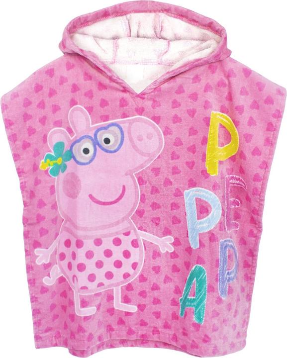 Actual product image Peppa Pig Girls' swimming costume and poncho set (110)