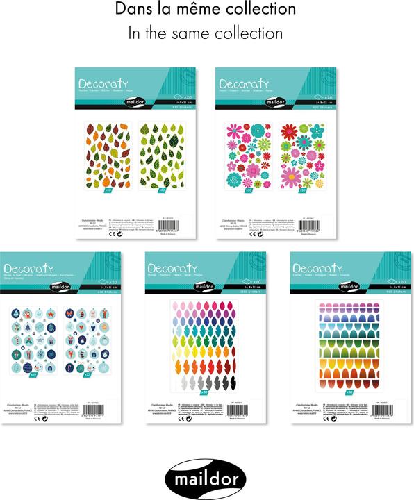 Actual product image Maildor Sticker, Decoraty