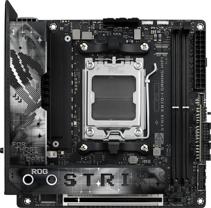 ASUS ROG STRIX X870-I GAMING WIFI (mITX, X870, AM5, DDR5) (AM5, AMD X870, Mini-ITX)