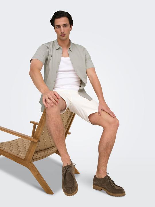 Produktbild Only & Sons Onsrobin Button Under Ss Stretch Shirt (S)