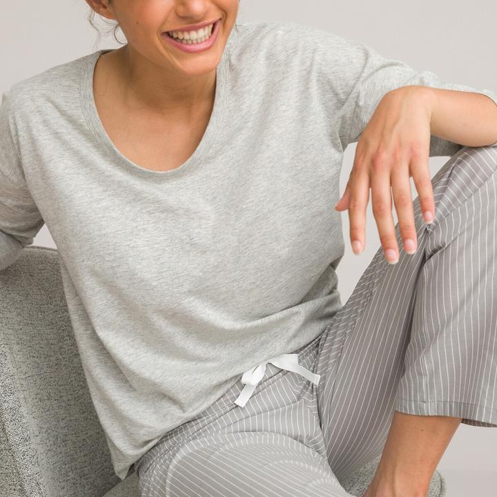 Produktbild La Redoute Collections Pyjama aus Baumwolle (48)