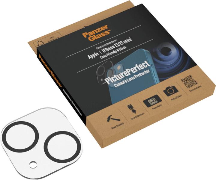 Actual product image PanzerGlass Camera Protector (1 Piece, Apple iPhone 13 mini, Apple iPhone 13)