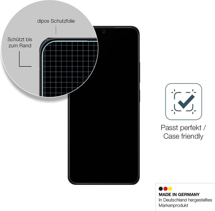 Produktbild Dipos Anti-Shock Displayschutz Matt 9H (1 Stück, Xiaomi Redmi 14C)