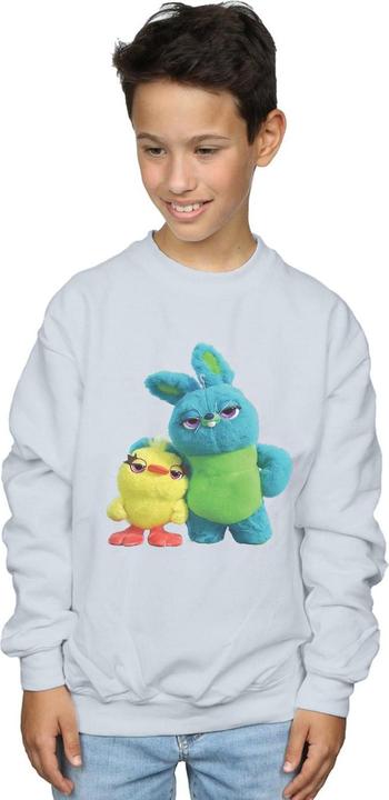 Actual product image Disney Boys Toy Story 4 Ducky And Bunny Sweatshirt (140, 146)