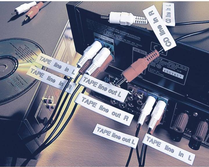 Actual product image Brother P-Touch Tape (2.40 cm, White)