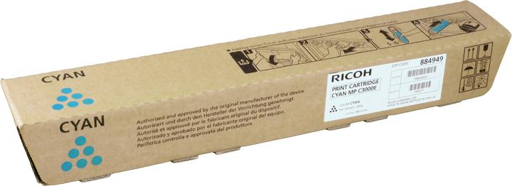 Produktbild RICOH 884949 Toner Cartridge DT3000C für MP C2000/C2030/C2051/ C2500/C2530/C2550/C2551/C3000/ (C)