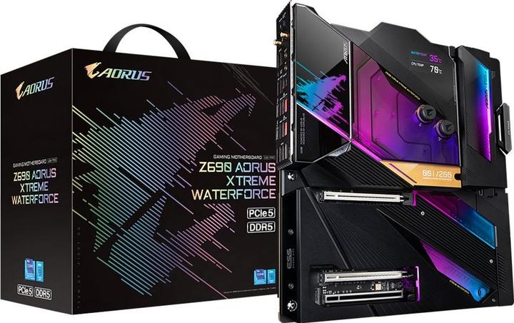 Image du produit Gigabyte Z690 AORUS XTREME WB LGA 1700 1xDP 4xSATA /s 4xM.2 Socket 3 (LGA 1700, Intel Z690 (DDR4), E-ATX)