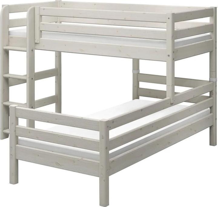 Actual product image Flexa Medium height combi bed Classic with straight ladder (90 x 200 cm)