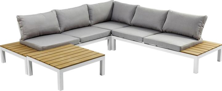Kare Design Outdoor Sitzgruppe Holiday Weiss (4-Tlg.)