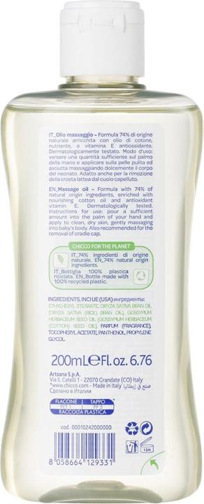Immagine prodotto Chicco Olio per massaggi 0m+ olio