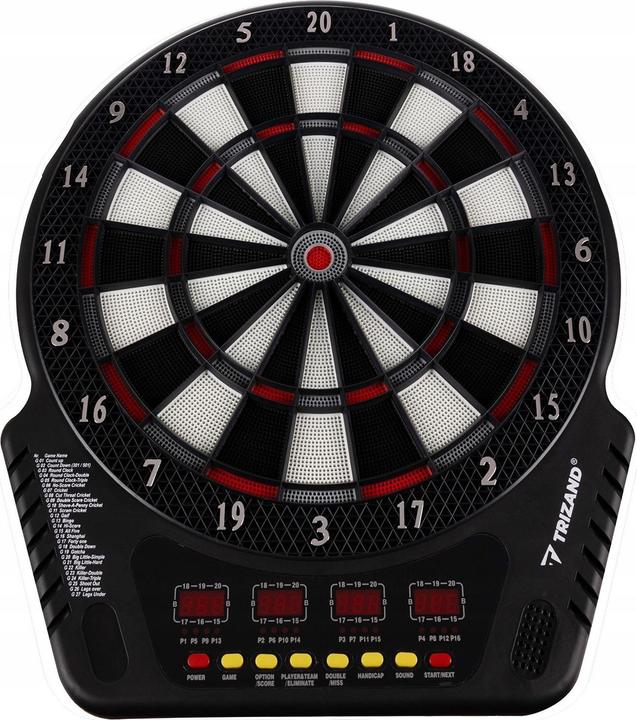 Image du produit Trizand Tableau de fléchettes électroniques avec 27 jeux et accessoires