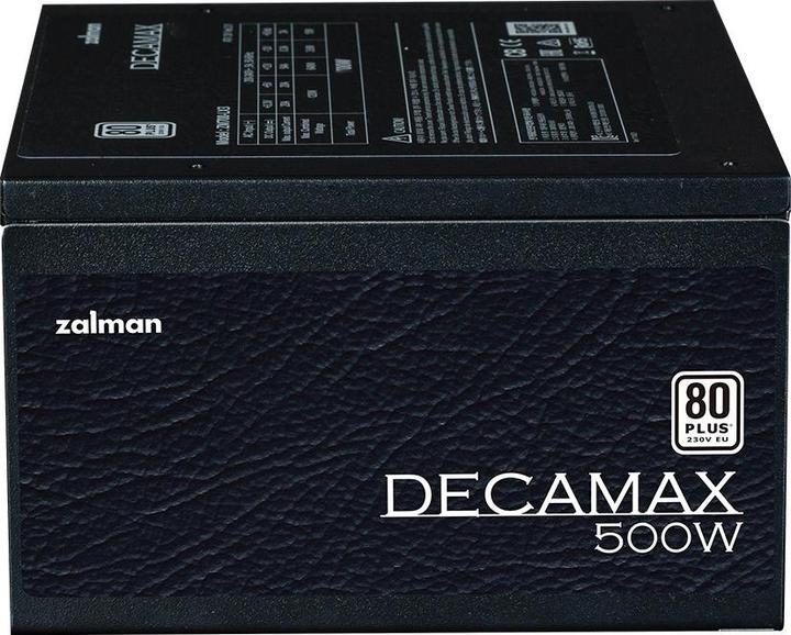 Actual product image Zalman NET Decamax ZM500-LX3, 500W 80Plus PSU (500 W)